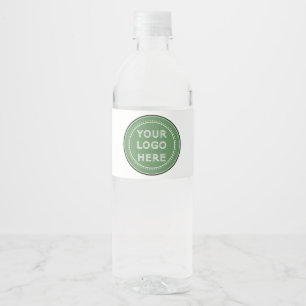 Personalized, stylish, modern & minimal water bottle label