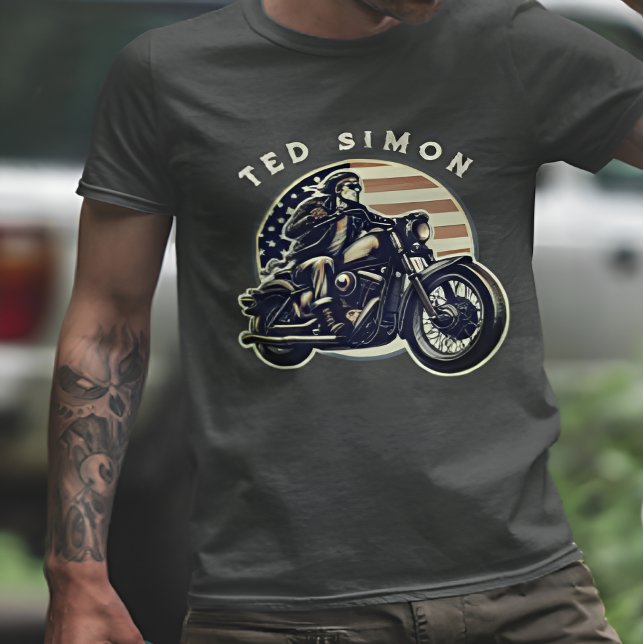 Personalized stylish & vintage bike enthusiastic  T-Shirt (Creator Uploaded)