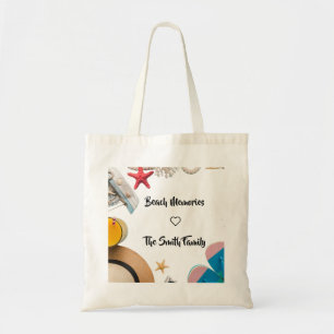 Personalized Summer Beach Frame Template Tote Bag