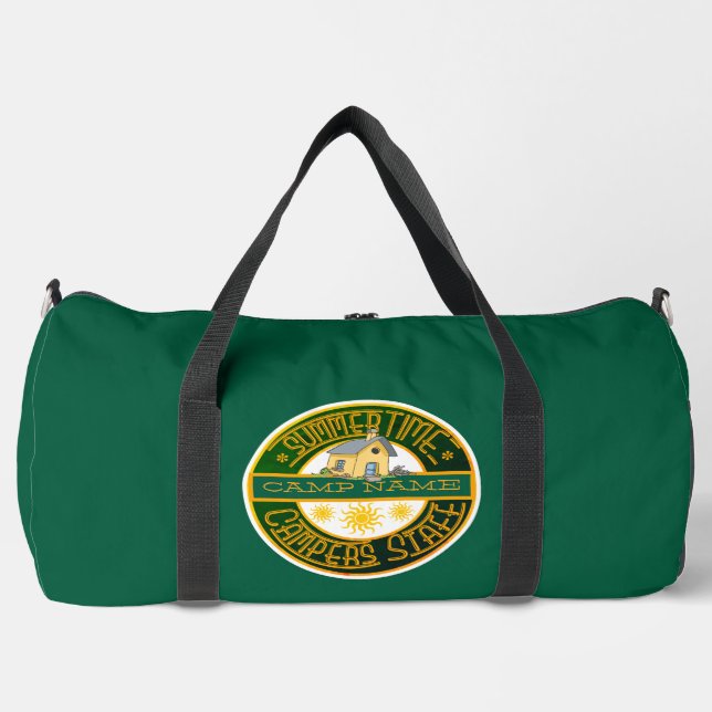 Personalized Summer Camp Duffle Bag (Front)
