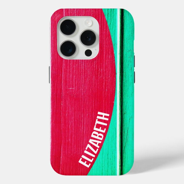 Personalized Summer Deck Floor Boards Case-Mate iPhone Case (Back)