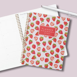 Personalized Summer Strawberry Pattern 2023 Planner