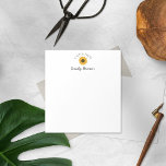 Personalized Sunflower A Note From Notepads<br><div class="desc">My notepads make great for gifts for friends,  family and even yourself. Personalize with a name for a unique gift. This pad features a Sunflower perfect for any occasion.</div>