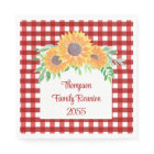 Personalized Sunflower Family Reunion