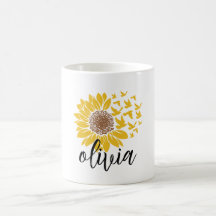 Personalized Sunflower,sunflower gift