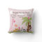 Personalized Sunny Safari/Girl Animals Pillow