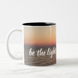 Personalized Sunrise Two-Tone Coffee Mug