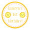 Personalized Sunshine 1st Birthday Sticker