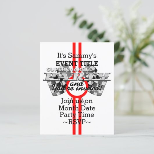 Personalized Supercharged Performance Party (Standing Front)