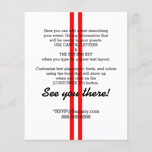 Personalized Supercharged Performance Party (Back)