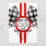 Personalized Supercharged Performance Party Invitation