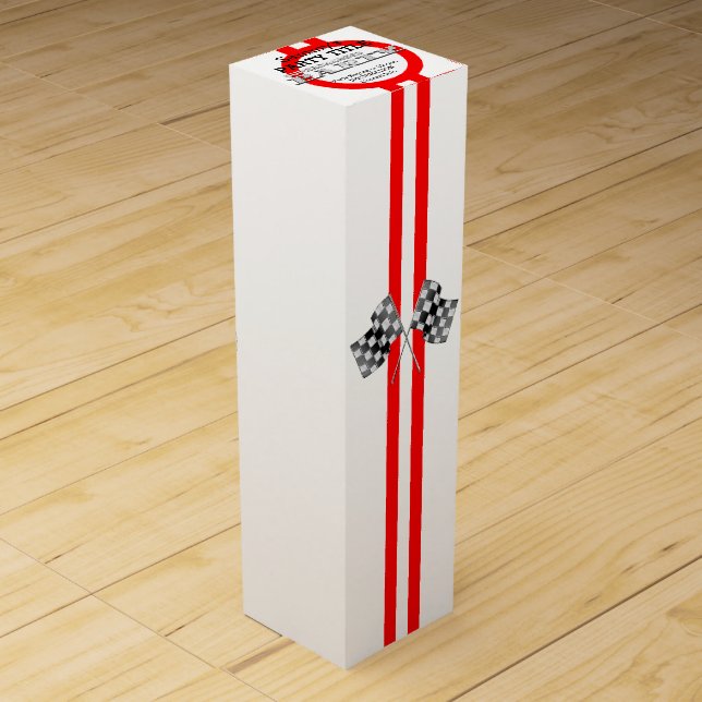 Personalized Supercharged Performance Party Wine Box (Front)