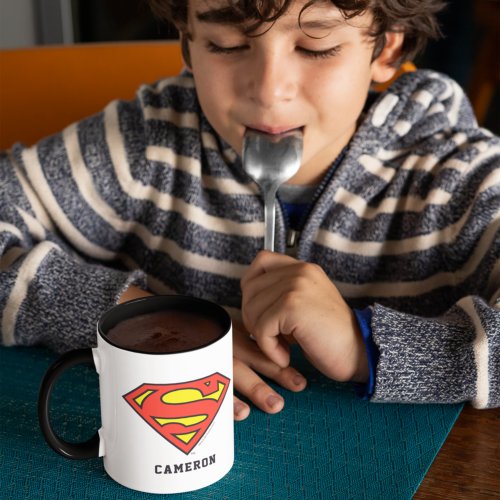 Personalized Superman S_Shield  Superman Logo Mug