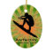 Personalized Surfing Ornament