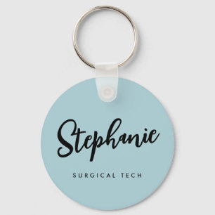 Personalized Surgical Tech Surgical Technologist Keychain