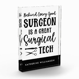 Personalized Surgical Tech   Surgical Technologist Photo Block