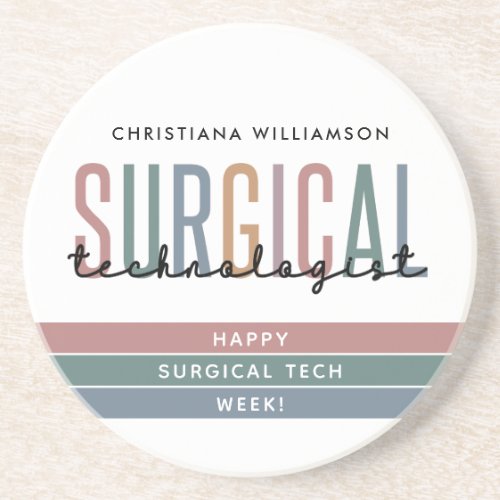 Personalized Surgical Technologist Week OR Tech Coaster