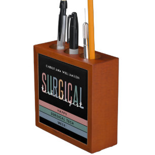 Personalized Surgical Technologist Week OR Tech Desk Organizer