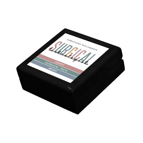 Personalized Surgical Technologist Week OR Tech Gift Box