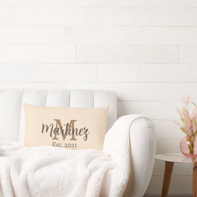 Personalized Surname Wedding Pillow (Couch)