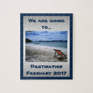 Personalized Surprise Vacation Jigsaw Puzzle