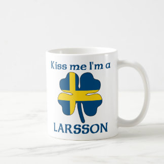 Personalized Swedish Kiss Me I'm Larsson Coffee Mug
