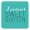 Personalized Sweet 16 Favor Stickers