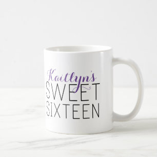 Personalized Sweet 16 Mug