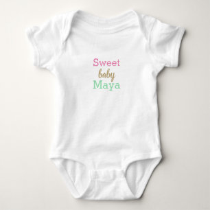 PERSONALIZED SWEET BABY one-piece  Bodysuit
