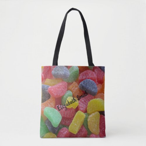 Personalized Sweet Dreams _ Candy Tote Bag