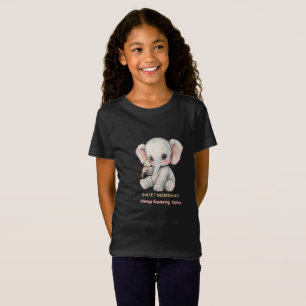 Personalized Sweet Memories Elephant Kids T-Shirt 