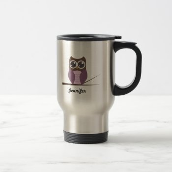 Personalized Sweet Owl Mug by sarabooT at Zazzle