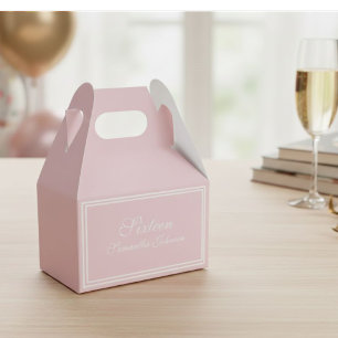 Personalized Sweet Sixteen Favor Box - Elegant