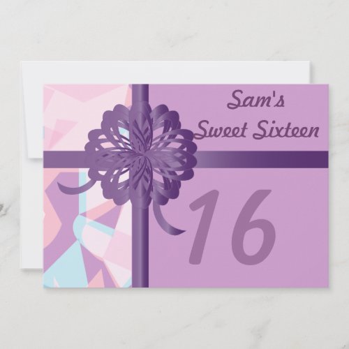 Personalized Sweet Sixteen Invitartion-Customize Custom Announcement