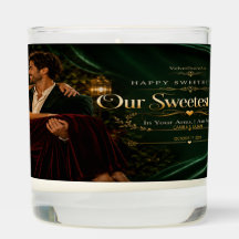 Personalized Sweetest Day Anastasia Couple Candle
