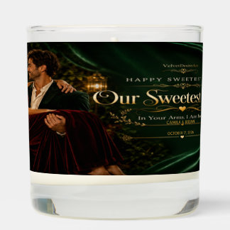 Personalized Sweetest Day Anastasia Couple Candle