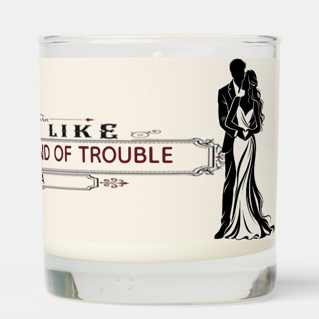 Personalized Sweetest Day Message Candle (Back)