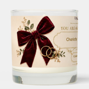 Personalized Sweetest Day Romantic Couple Scented Candle