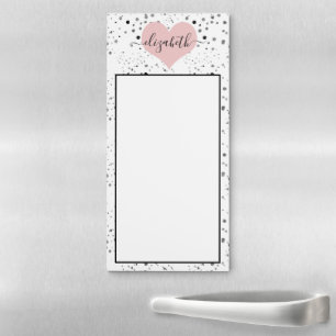 Personalized sweetheart  magnetic notepad