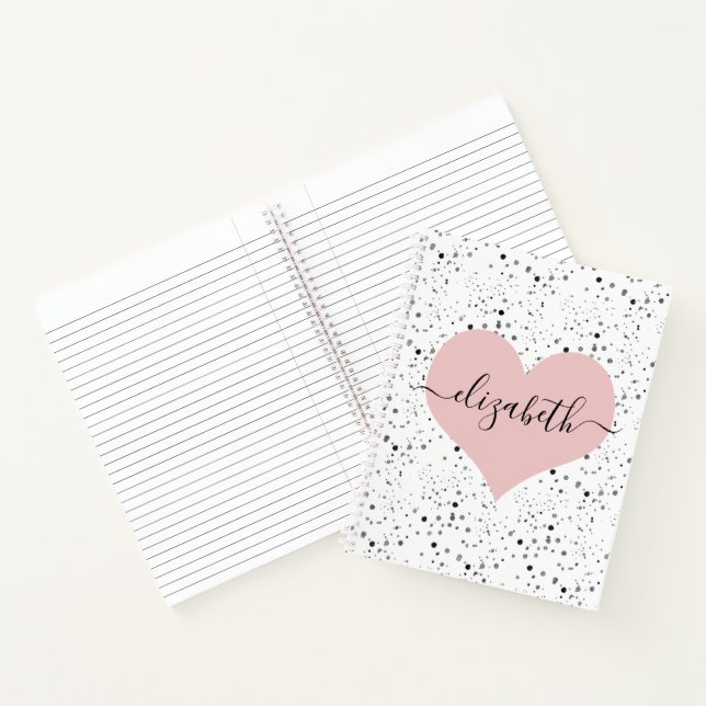Personalized sweetheart  notebook (Inside)