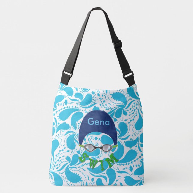 Personalized Swim Cross Body Bag (Front)