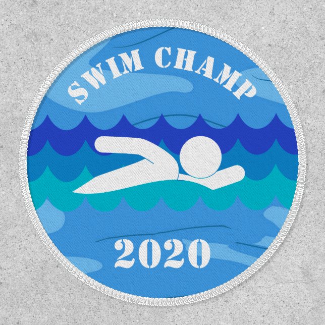 Personalized Swim Design Patch (Front)