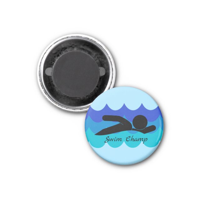 Personalized Swim Magnet
