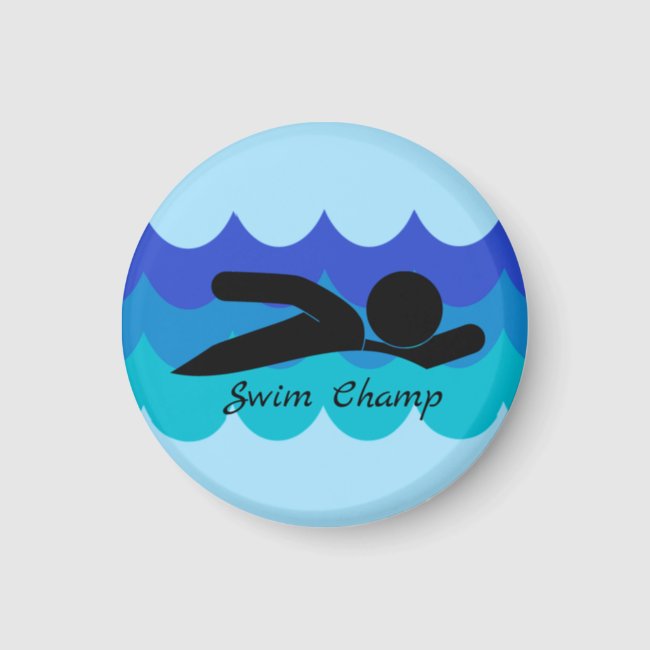 Personalized Swim Magnet