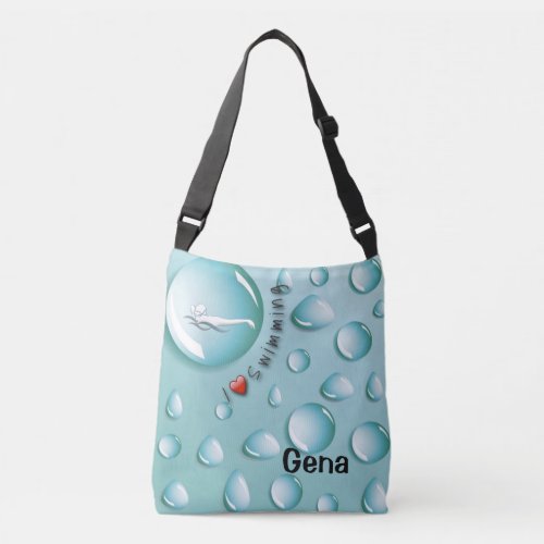 Personalized Swimmers Body Totes