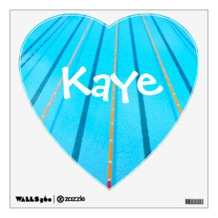 Personalized Swimmers Wall Decal