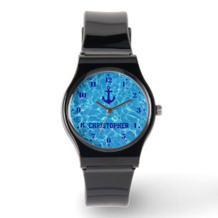 Personalized Swimming Pool Water Anchor Watch