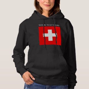 Personalized Switzerland Flag Schweiz Swiss Europe Hoodie