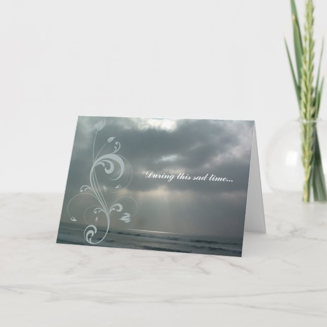 Personalized Sympathy Card (Front)