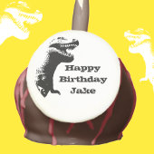 Personalized T-Rex Dinosaur Cake Pops